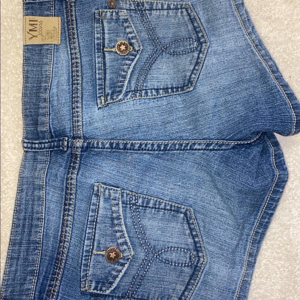 YMI Blue jean shorts size 9.